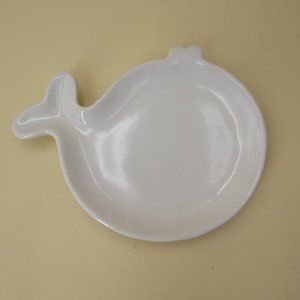 🍍🍍🍍 3 / $15 White Porcelain Whale Trinket Tray / Dish